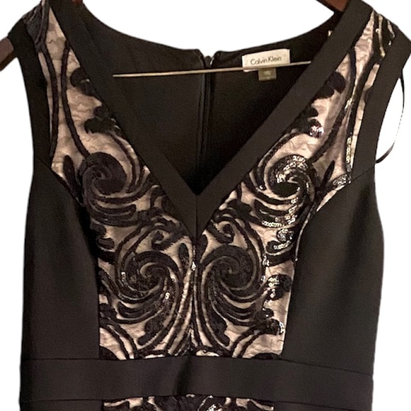 Calvin Klein black tie dress - Picture 1 of 3